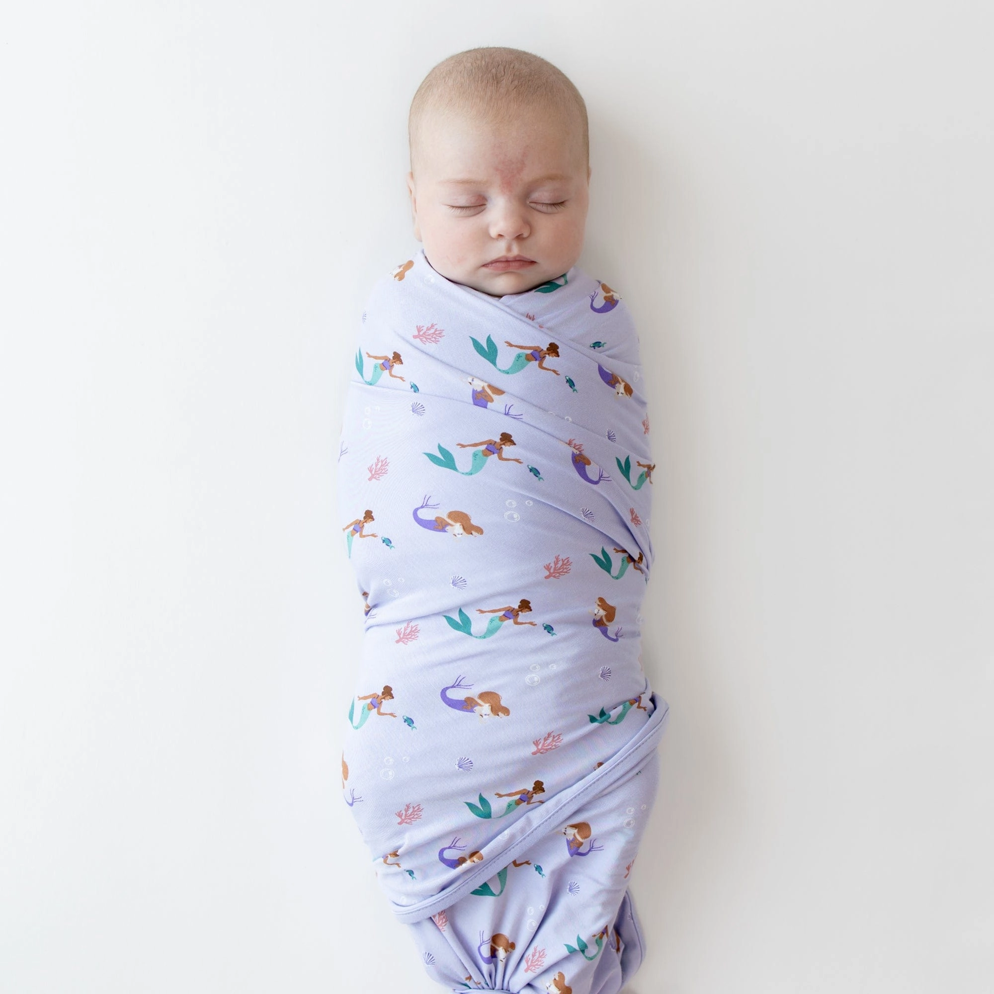 Swaddle Blanket in Mermaid
