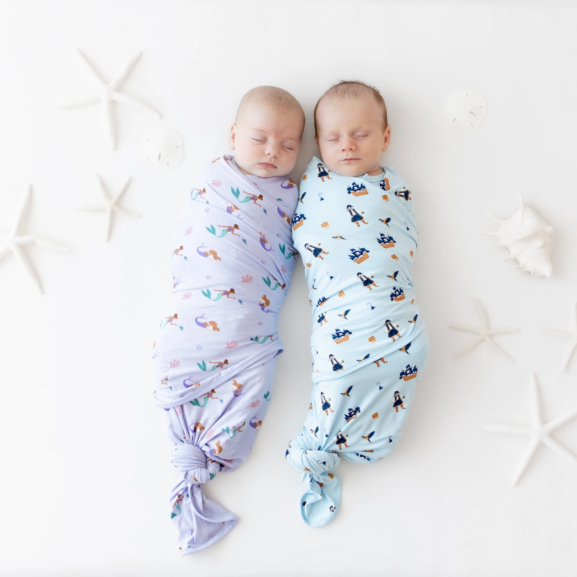 Swaddle Blanket in Mermaid