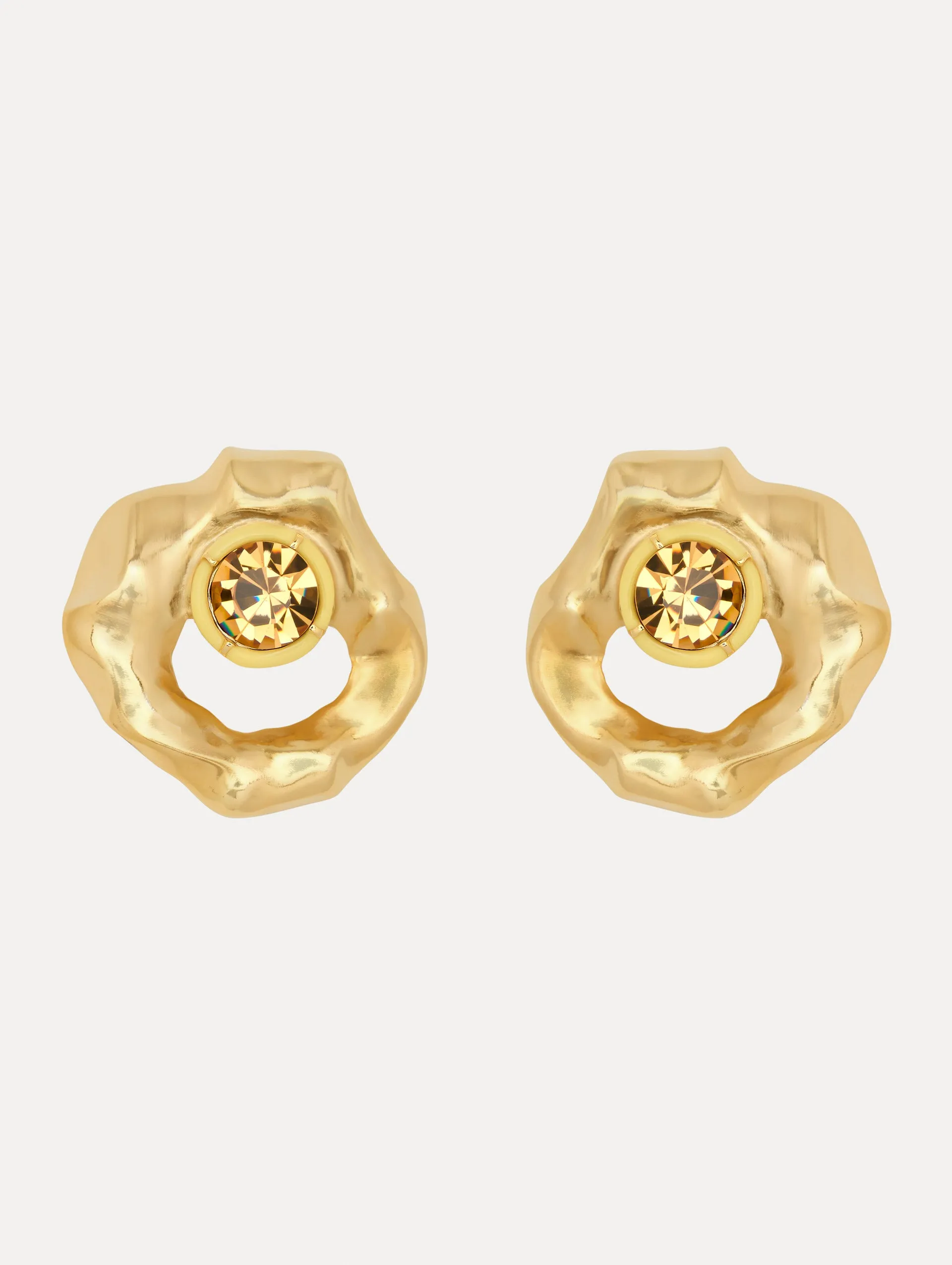 Textured Metal Earrings