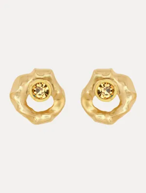 Textured Metal Earrings