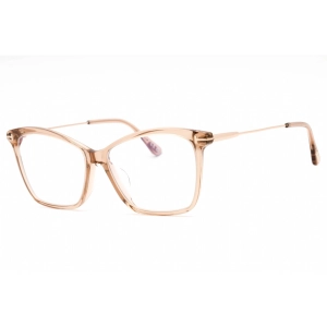 Tom Ford Women's Eyeglasses - Shiny Light Brown Plastic Cat Eye Frame | FT5687-F-B 045