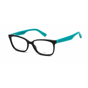 Tommy Hilfiger Women's Eyeglasses - Blue Full Rim Rectangular Frame | Th 1492 0PJP 00