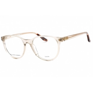 Under Armour Women's Eyeglasses - Beige Plastic Full Rim Round Frame | UA 5020 010A 00