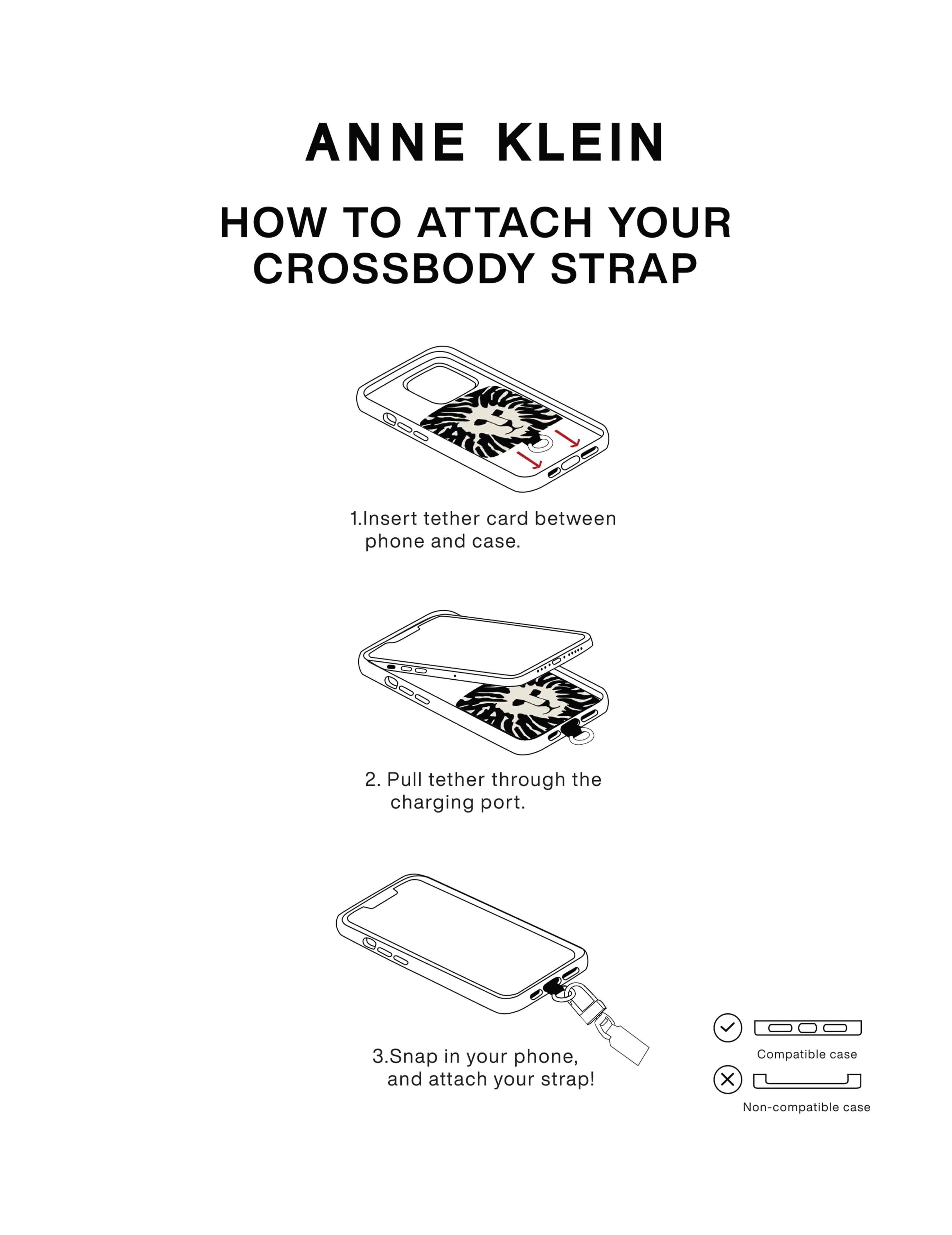 Vegan Leather Crossbody iPhone® Cord