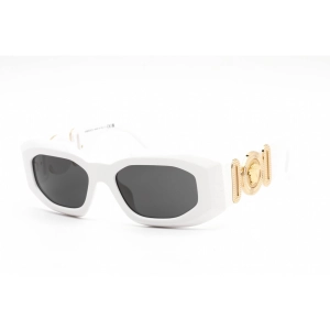 Versace Women's Sunglasses - Full Rim White Plastic Round Frame | VE4425U 314/87