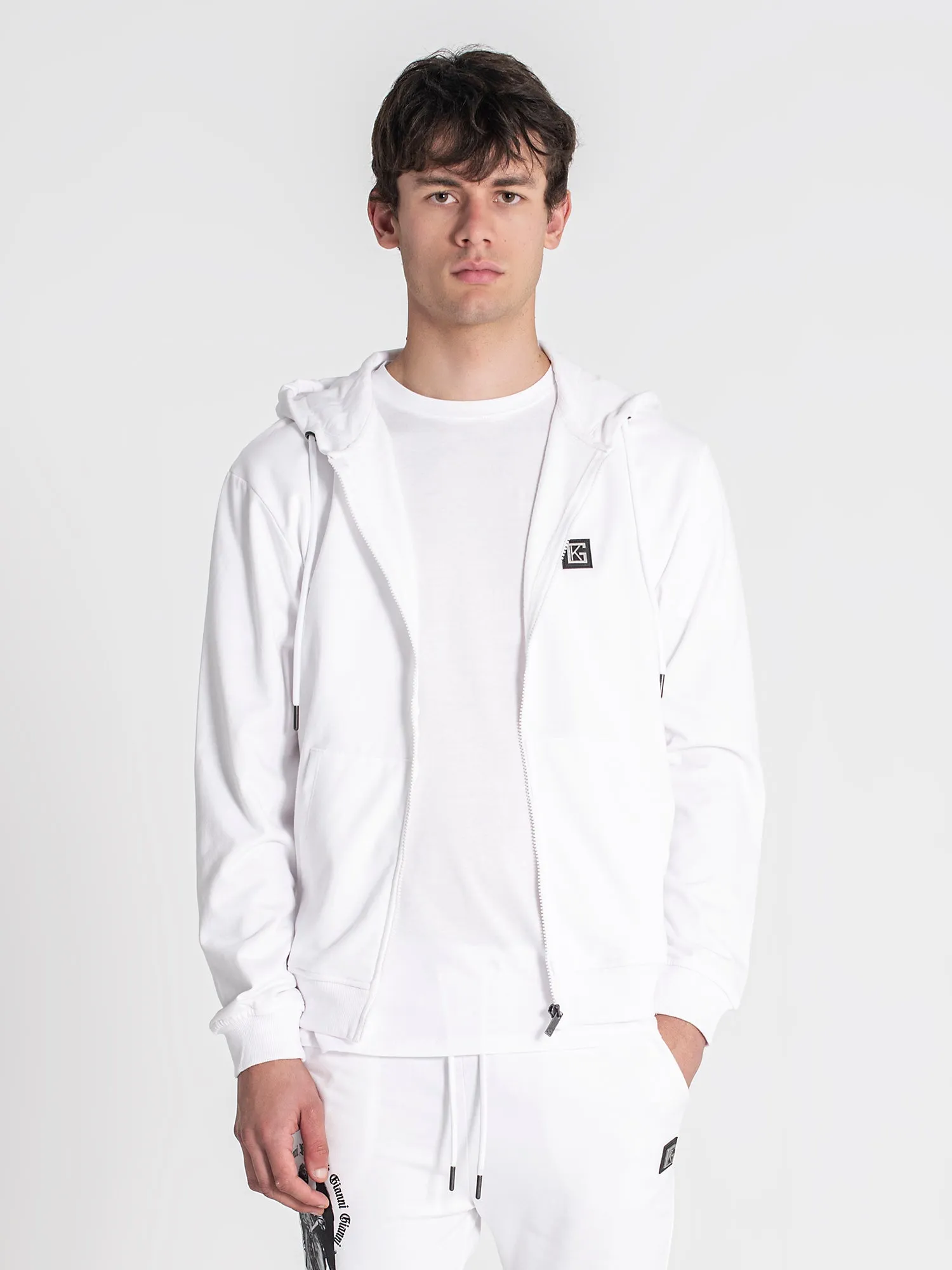 White Saint Hoodie Jacket