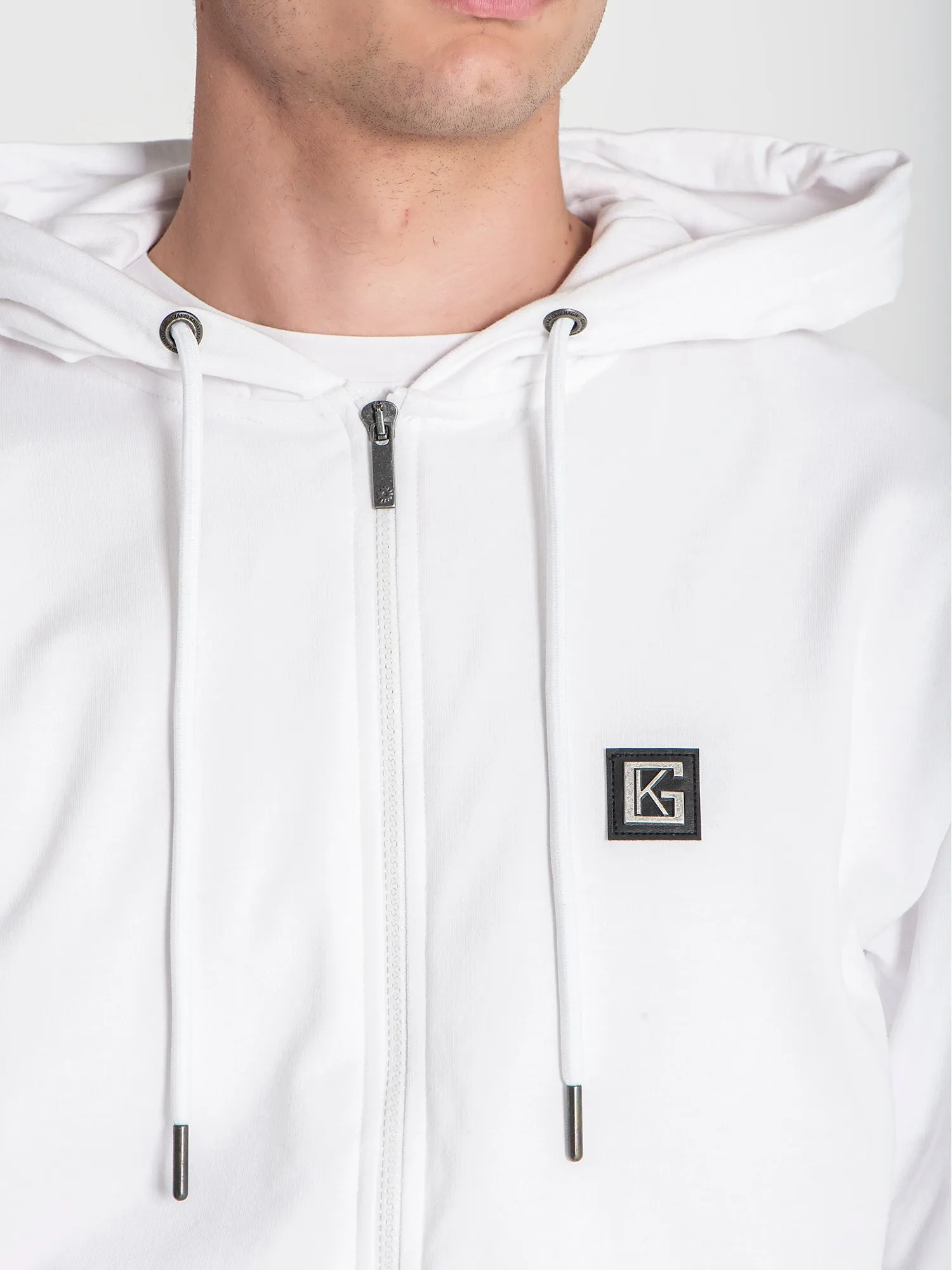 White Saint Hoodie Jacket