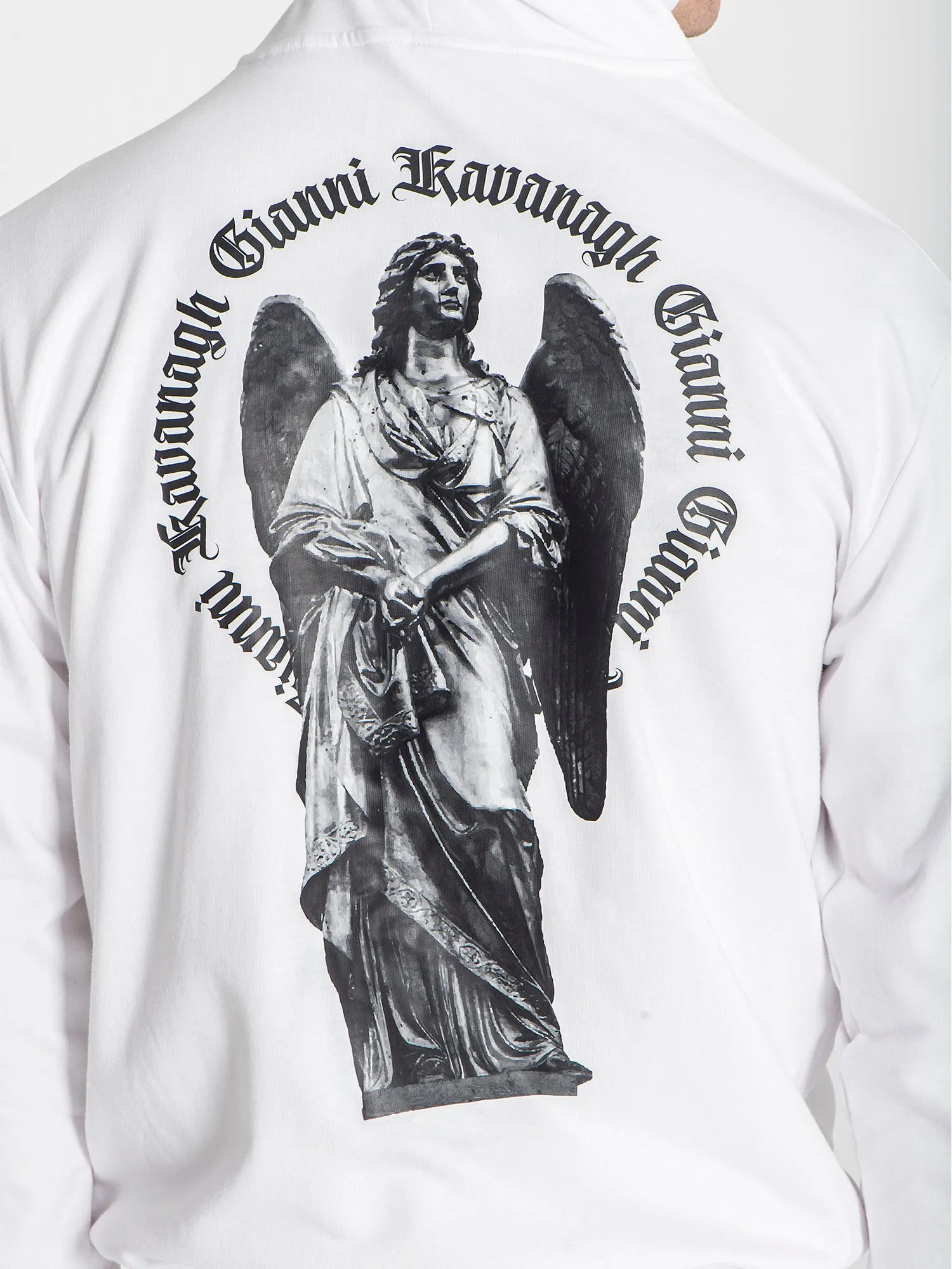 White Saint Hoodie Jacket