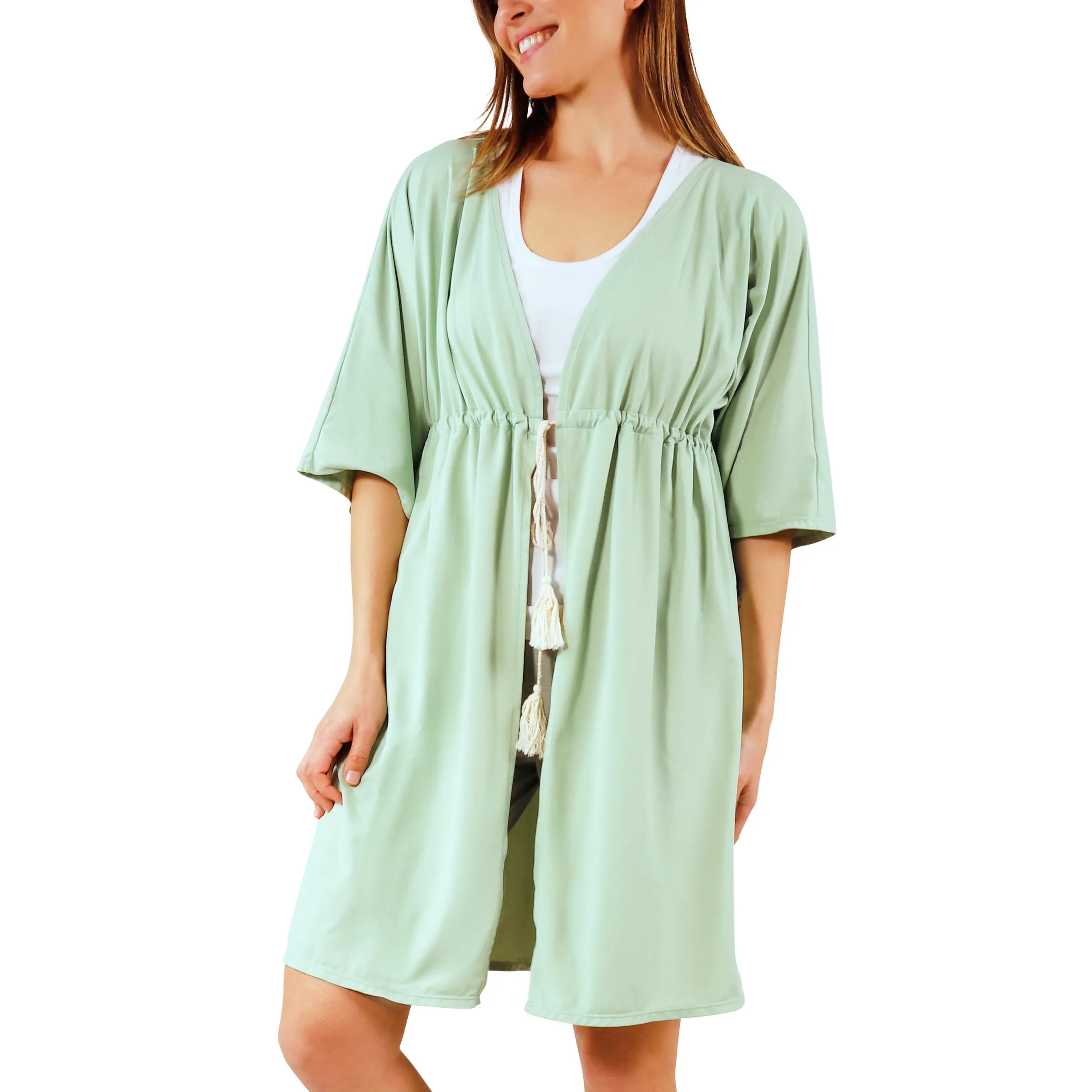 Women's Front-Tie Sun Kimono
