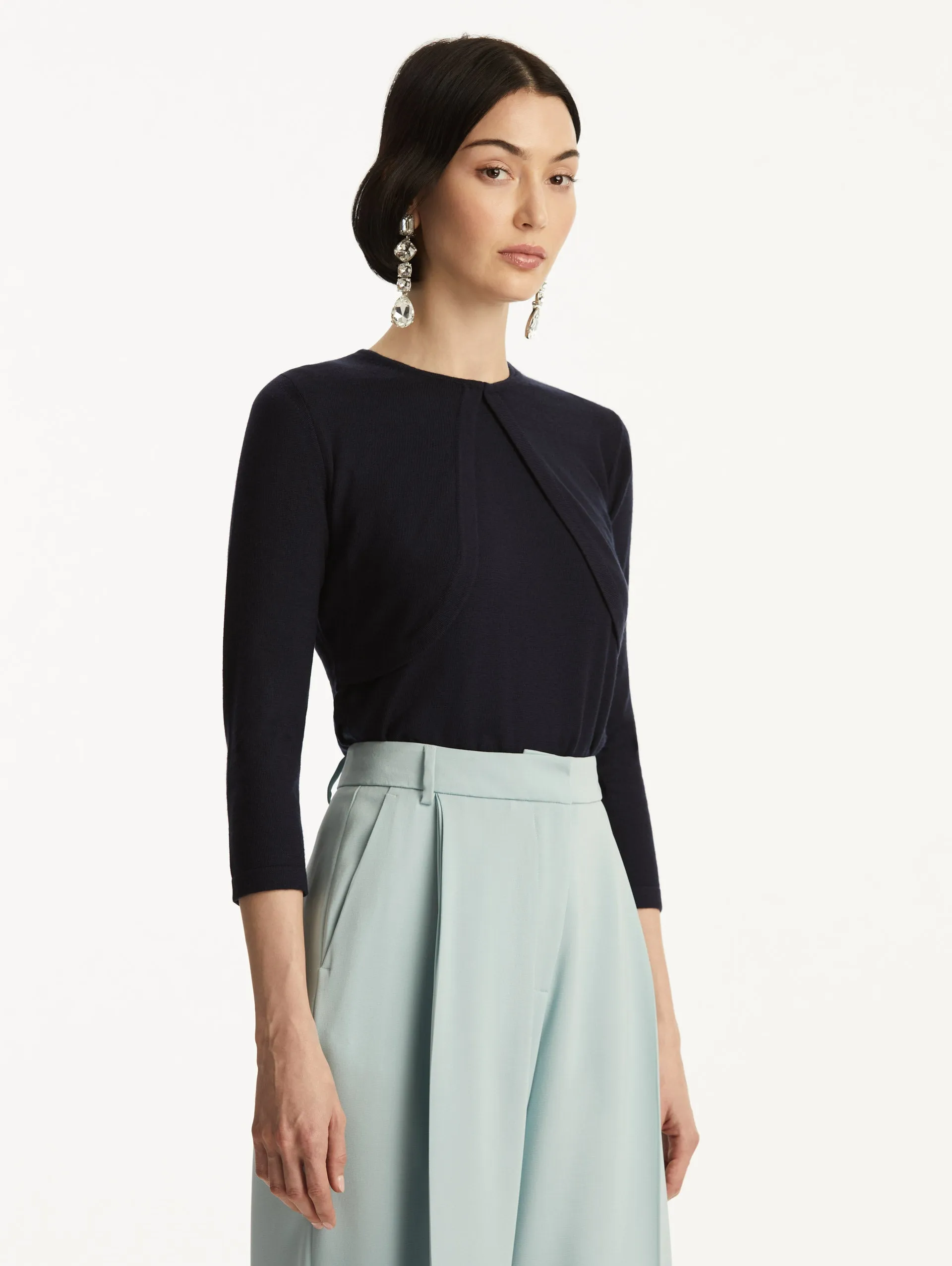 Wool-Blend Bolero