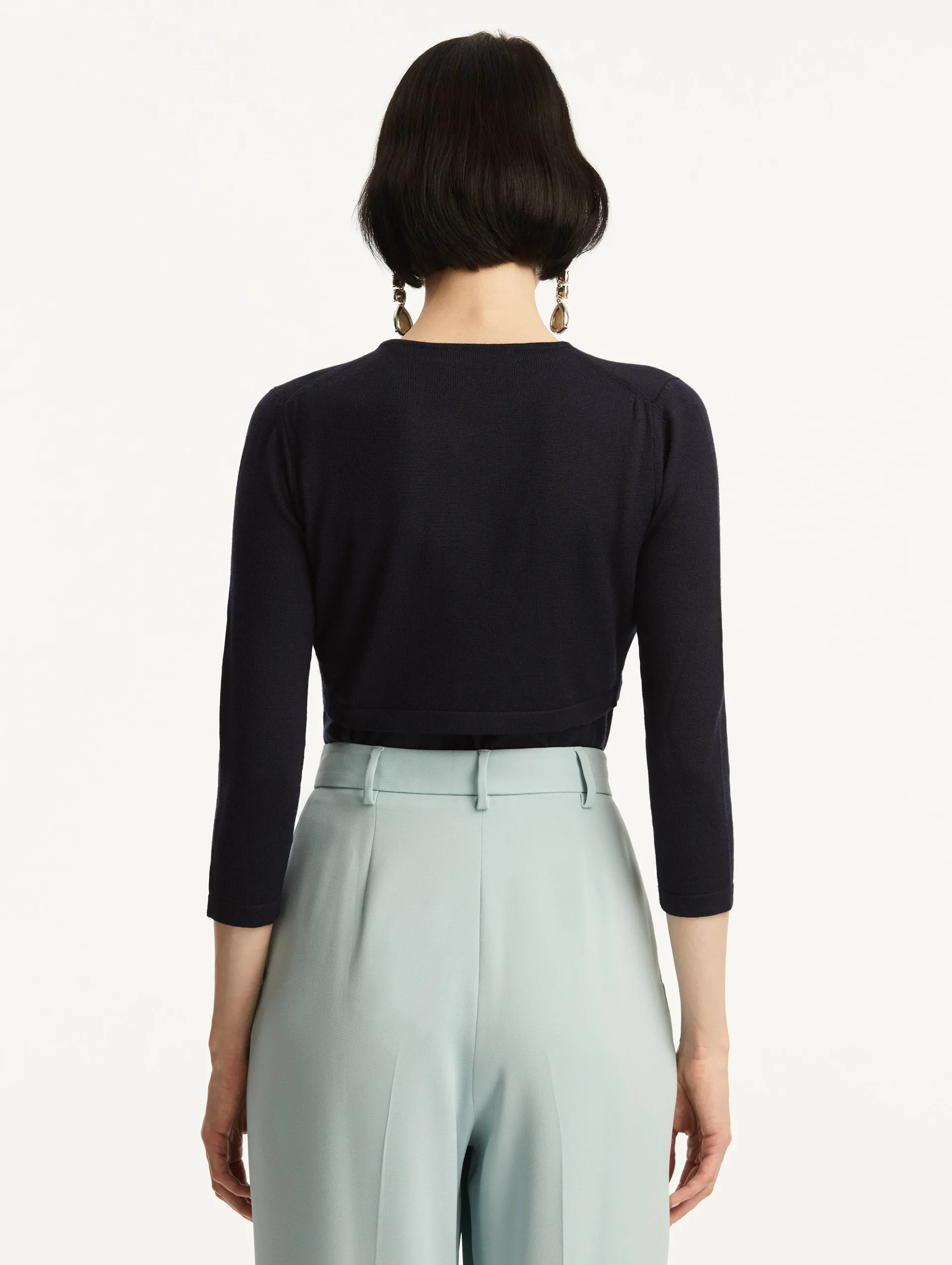 Wool-Blend Bolero