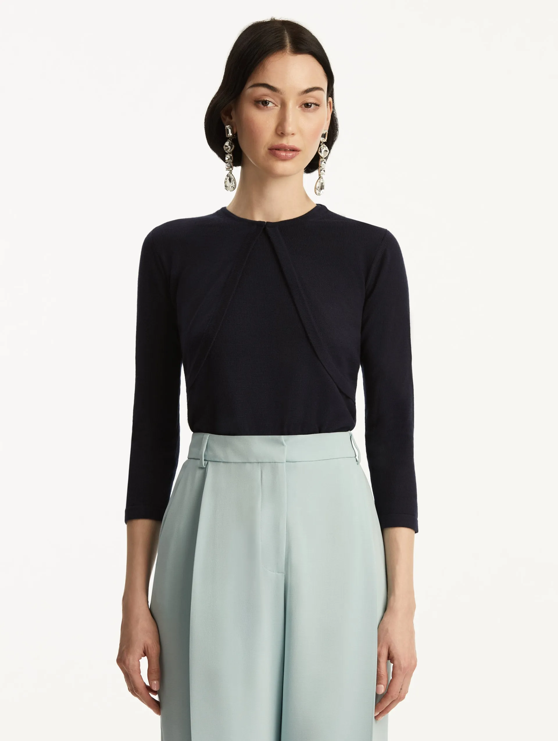 Wool-Blend Bolero
