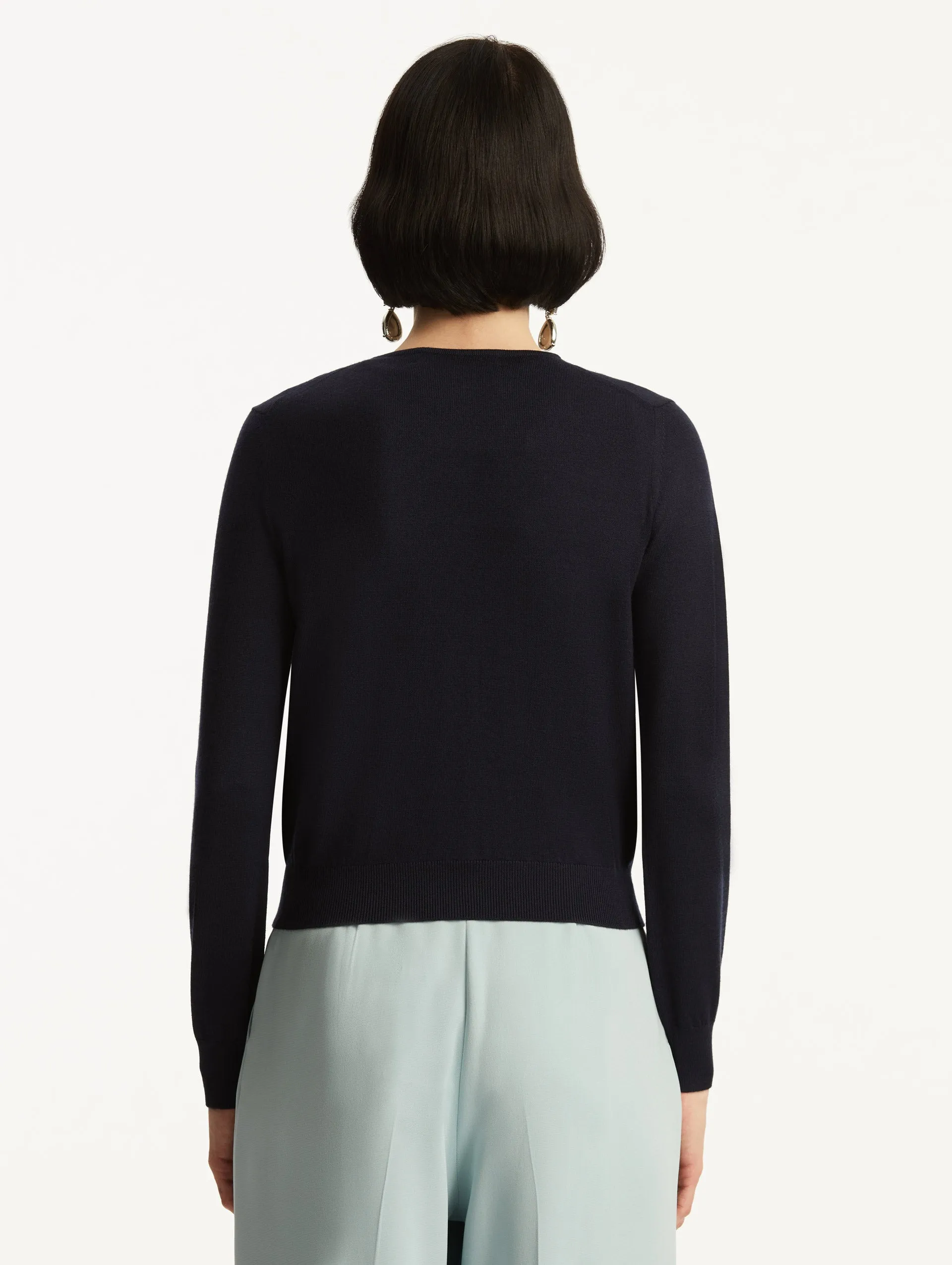 Wool-Blend Cardigan
