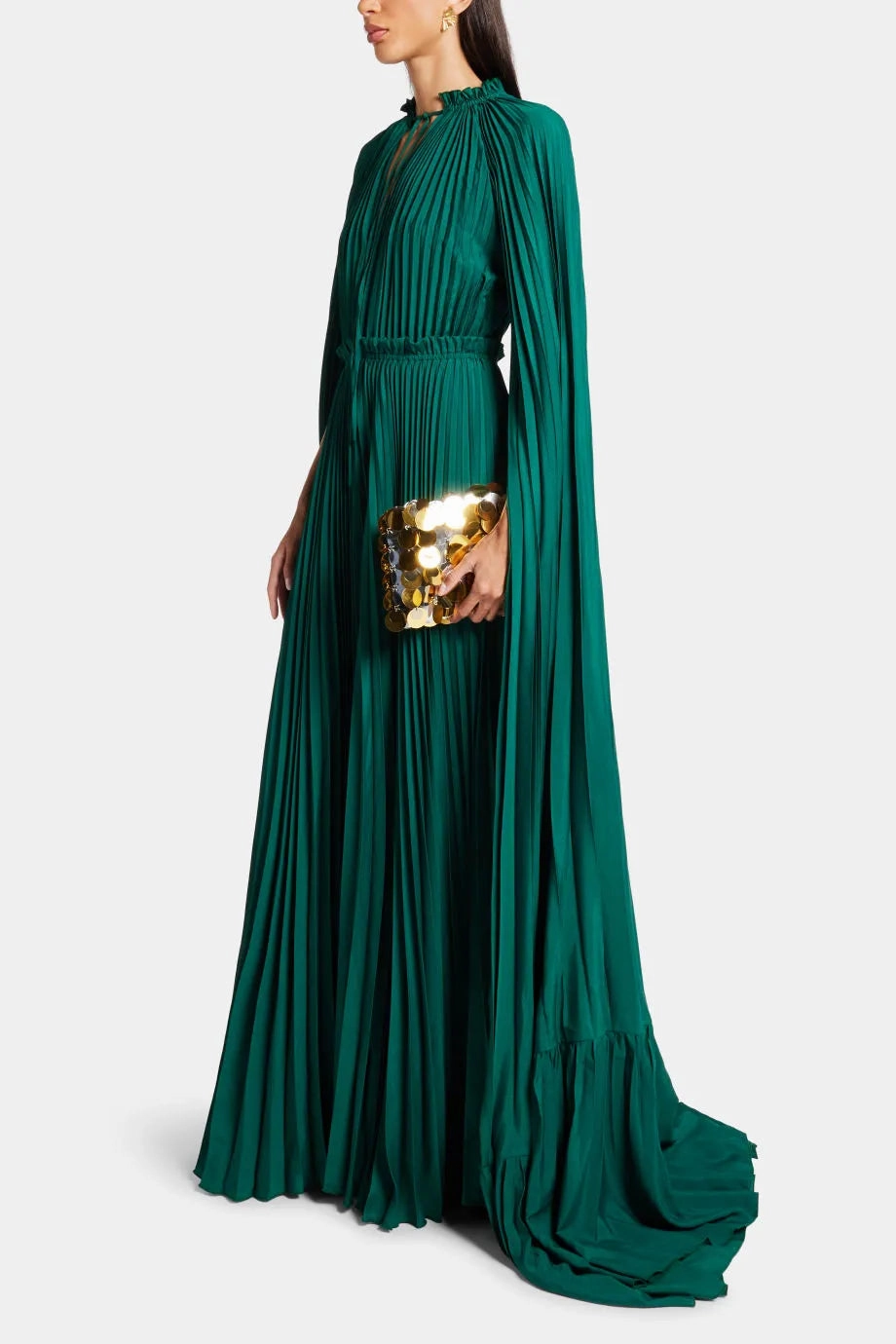 Zaria Cape Evening Gown